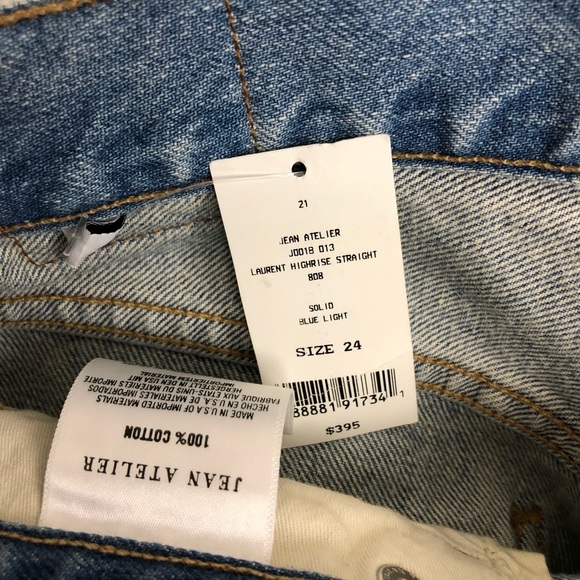 JEAN ATELIER Laurent High Rise Distressed Jeans - Picture 5 of 8